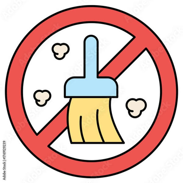 Obraz Dust allergy Icon