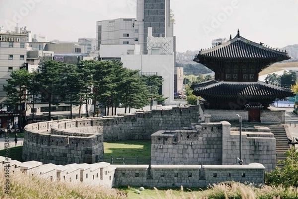 Fototapeta 동대문 흥인지문 옹성