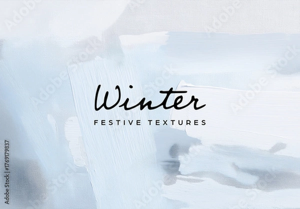 Fototapeta Winter Festive Textures