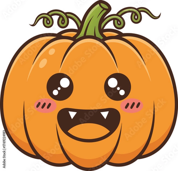 Obraz Cute Halloween Pumpkin Character