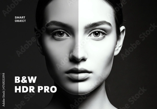 Obraz B&W HDR Pro Photo Effect