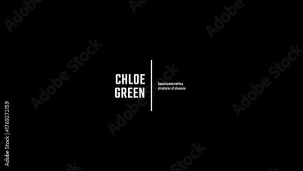 Fototapeta Simple Lower Thirds 3