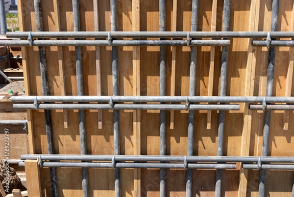 Obraz 住宅建設素材　型枠工事