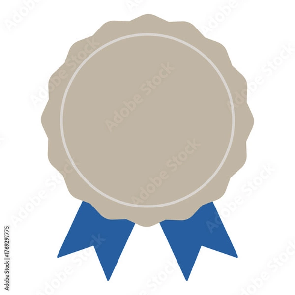 Obraz シンプルでメダルの勲章のイラスト