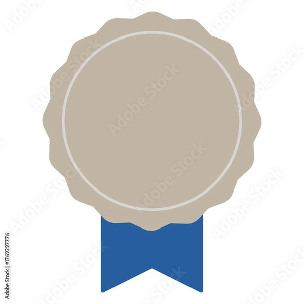 Obraz シンプルでメダルの勲章のイラスト