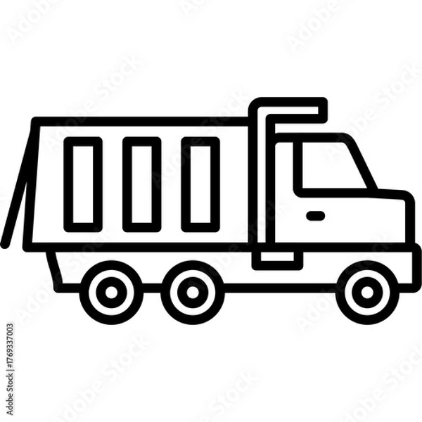Obraz Dump Truck Icon