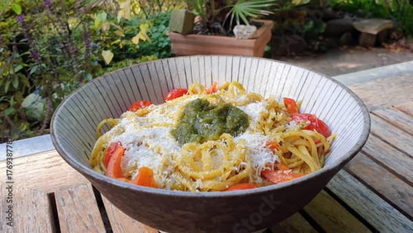 Fototapeta spaghetti