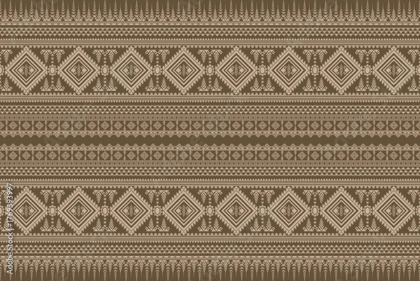 Fototapeta Seamless Traditional Tribal Pattern