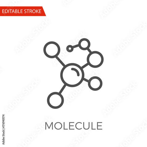 Fototapeta Molecule Vector Icon