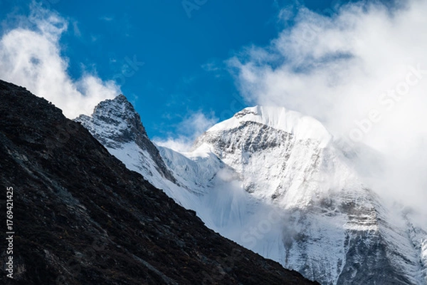 Obraz The snowy mountain scenery of the Qinghai-Tibet Plateau