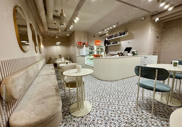 Fototapeta Coffee shop interior