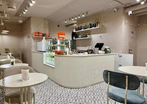 Fototapeta Coffee shop interior