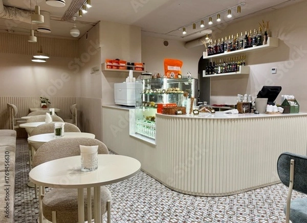 Fototapeta Coffee shop interior