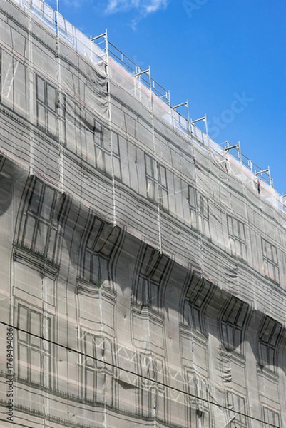 Obraz scaffolding_tarpaulin