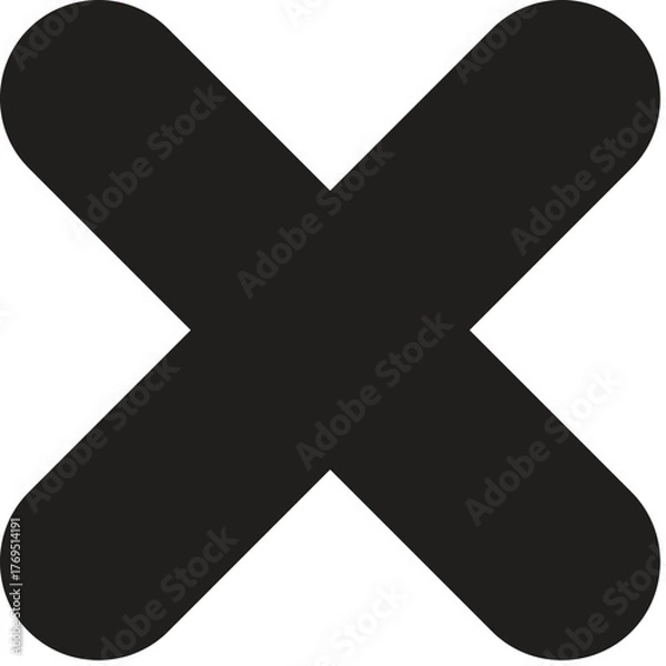 Fototapeta Collection Of Black UI Icons And Symbols For Web And App Interfaces