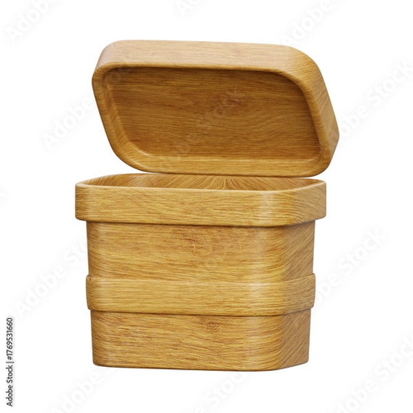 Obraz Trash can 3d render icon illustration	