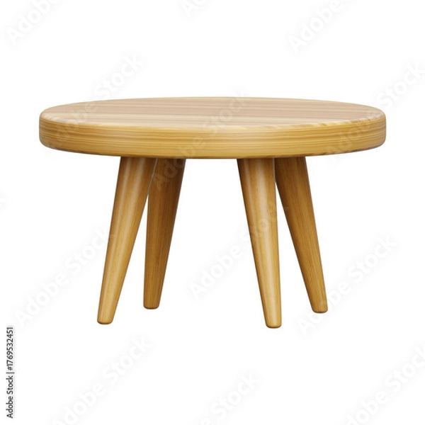 Fototapeta table 3d render icon illustration	