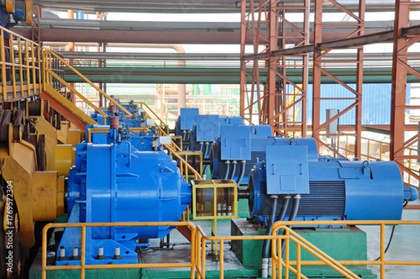 Obraz Moenda de usina de açúcar, redutores