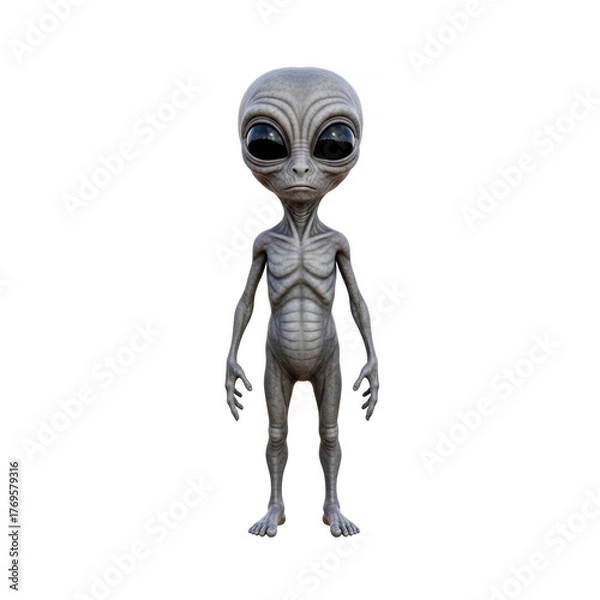 Fototapeta Alien on a white background