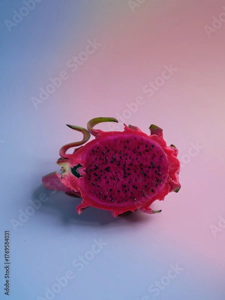 Obraz dragon fruit on a white background