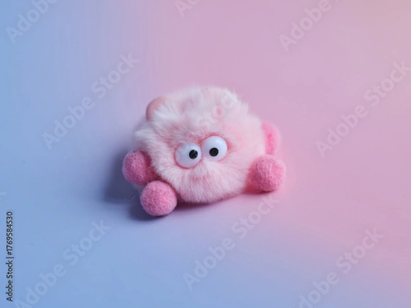 Obraz pink teddy bear