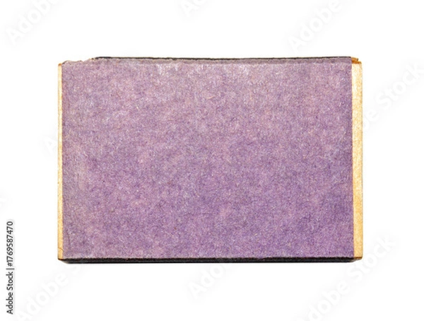 Fototapeta A box of matches from the Soviet era on a white background.Matches of the Soviet Union.Antique antique matches.Matches with a gray background.