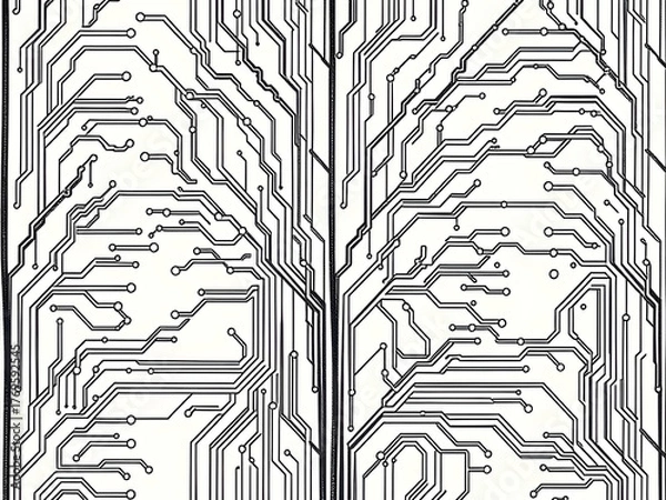 Obraz circuit board background