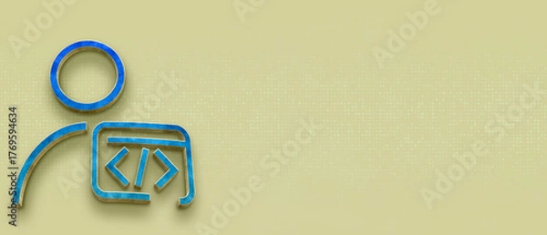 Fototapeta Empowering Innovation Through the Power-Developer Mindset