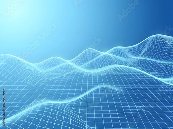 Obraz abstract blue background