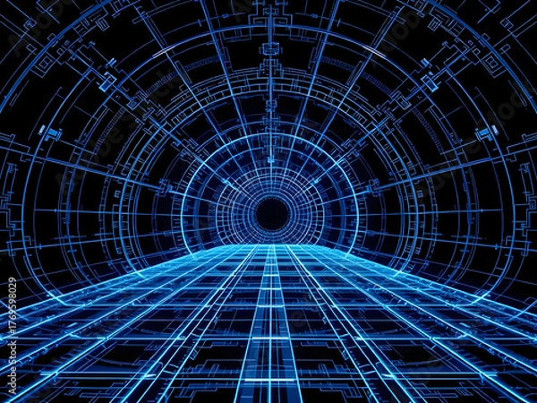 Fototapeta abstract technology background