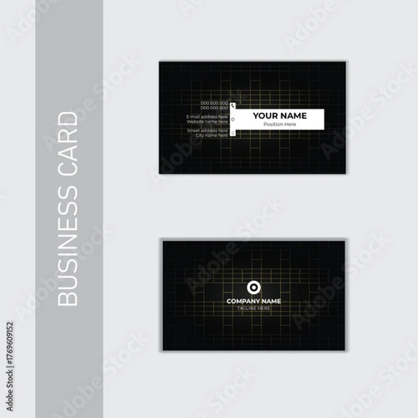 Obraz Vector modern creative business card design template.