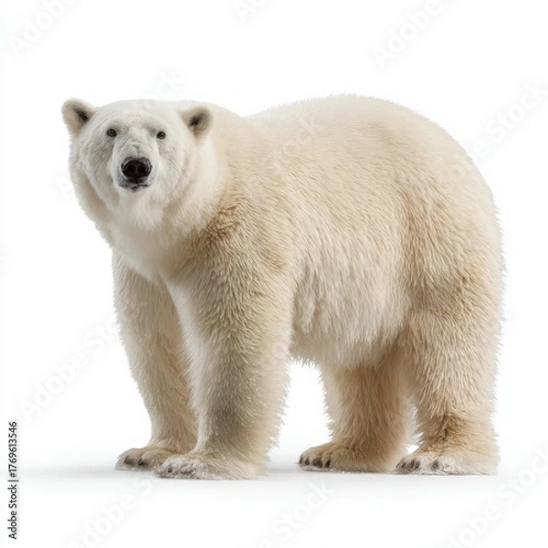 Obraz polar bear with a copy space
