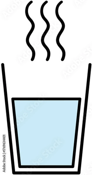 Fototapeta 뜨거운물