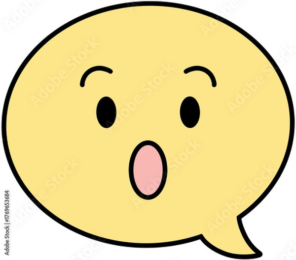 Fototapeta 놀람 이모티콘