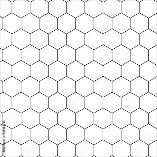 Obraz abstract background with hexagons
