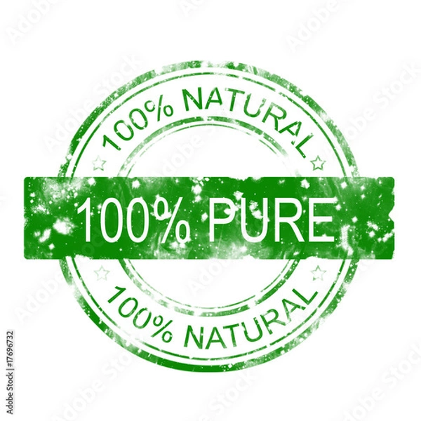 Obraz 100% pure stamp