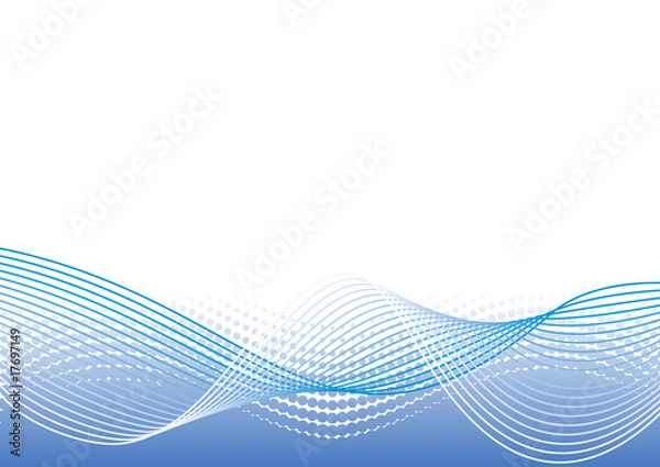 Obraz abstract blue pattern