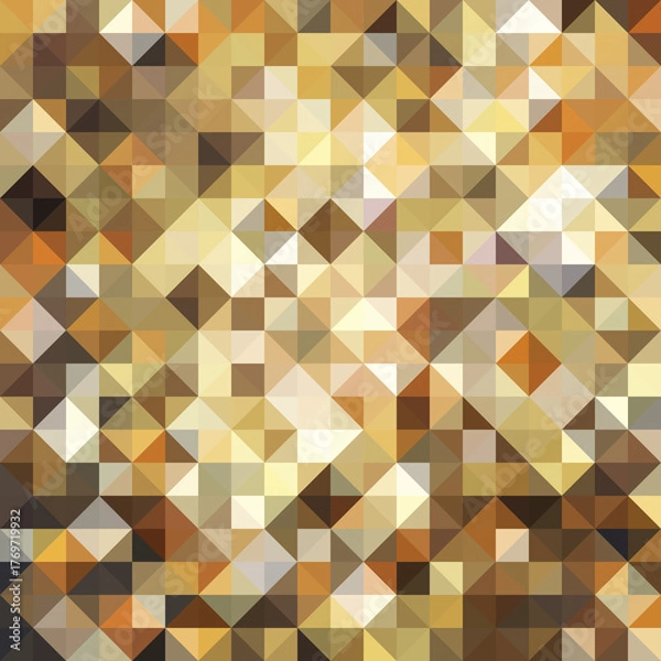 Obraz Colorful polygonal abstract background. Low poly effect. Polygon backdrop.