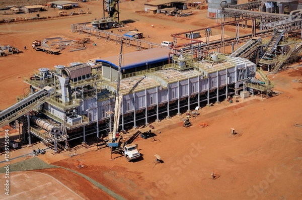 Obraz Usina de açúcar  e álcool em construção - Difusor