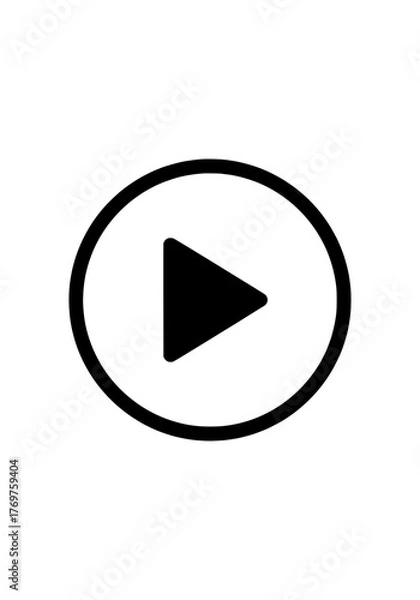 Fototapeta Play Button Icon Vector Art and Graphics - Free Download