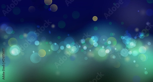 Fototapeta digitally drawn bokeh background