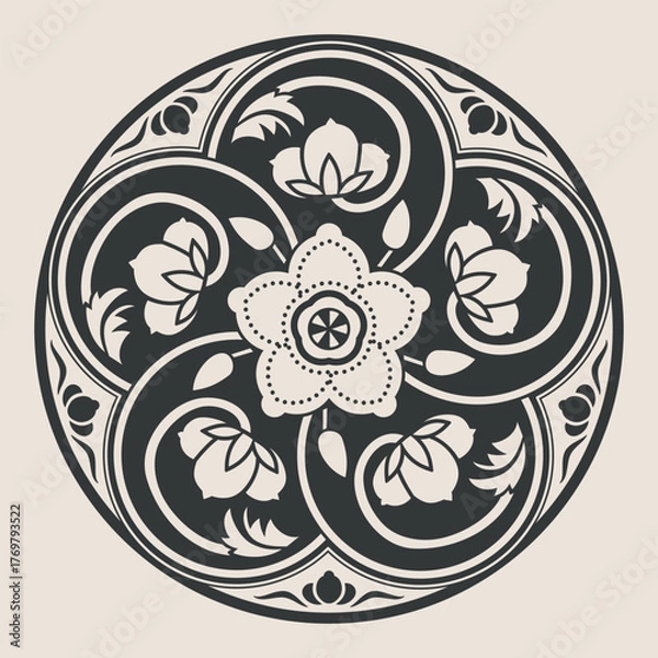 Obraz Decorative elements. Vector illustration.