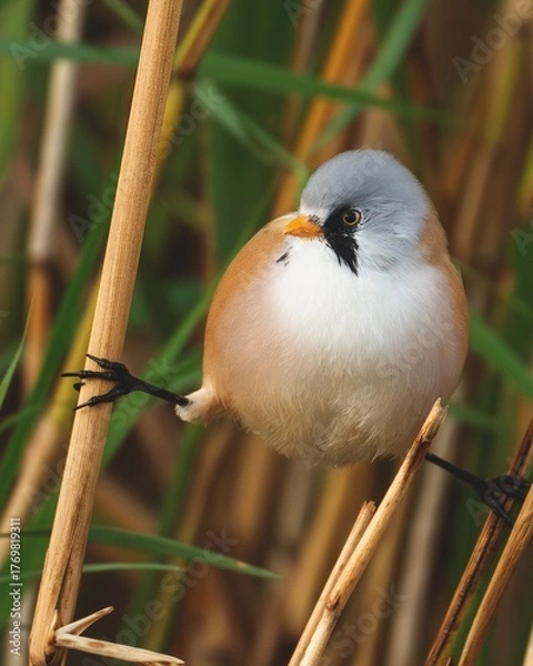 Obraz bearded tuton a branch