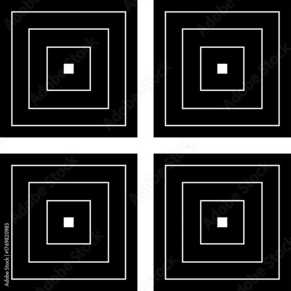 Fototapeta geometric pattern, nirmana design 2d minimalist, square, geometric squares