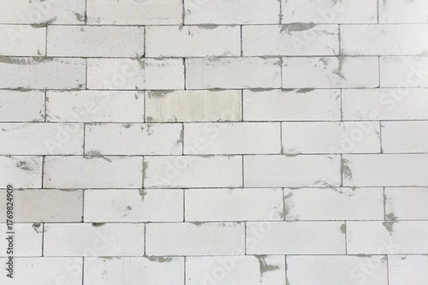 Obraz white brick wall