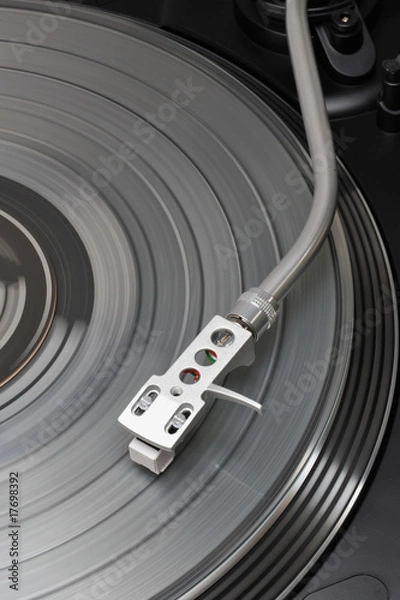 Obraz Turntable in High Silver