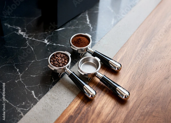 Obraz 커피, 원두커피, 에스프레소, 원두, 갈다, 원두커피 내리는 도구, 드리퍼, 필터, 핸드드립, 모카포트, 에어로프레스, 프렌치프레스, 추출기