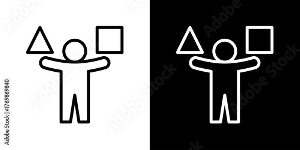 Fototapeta Compare Icon 