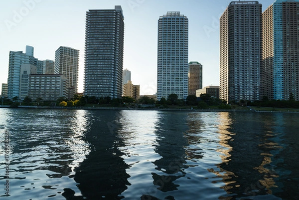 Fototapeta 神田川から見る風景