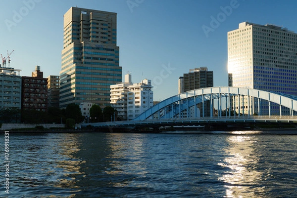 Fototapeta 神田川から見る風景